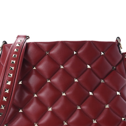 Valentino Garavani Nappa Candystud Shoulder Bag Red 8 of 8