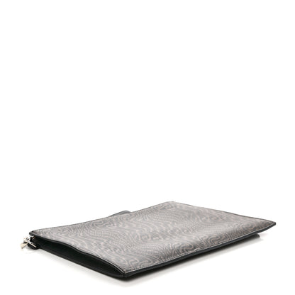 Fendi X SARAH COLEMAN Vitello Grace Light Micro FF Vertigo Embossed Flat Clutch Maya Black 5 of 8