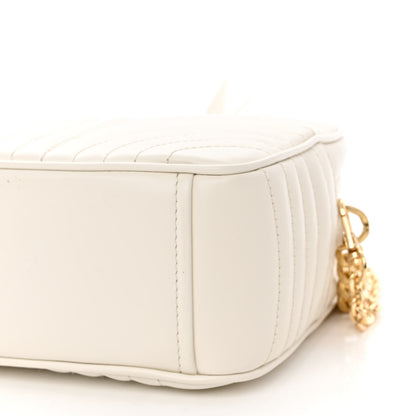 Prada Soft Calfskin Diagramme Crossbody Bag White 9 of 9