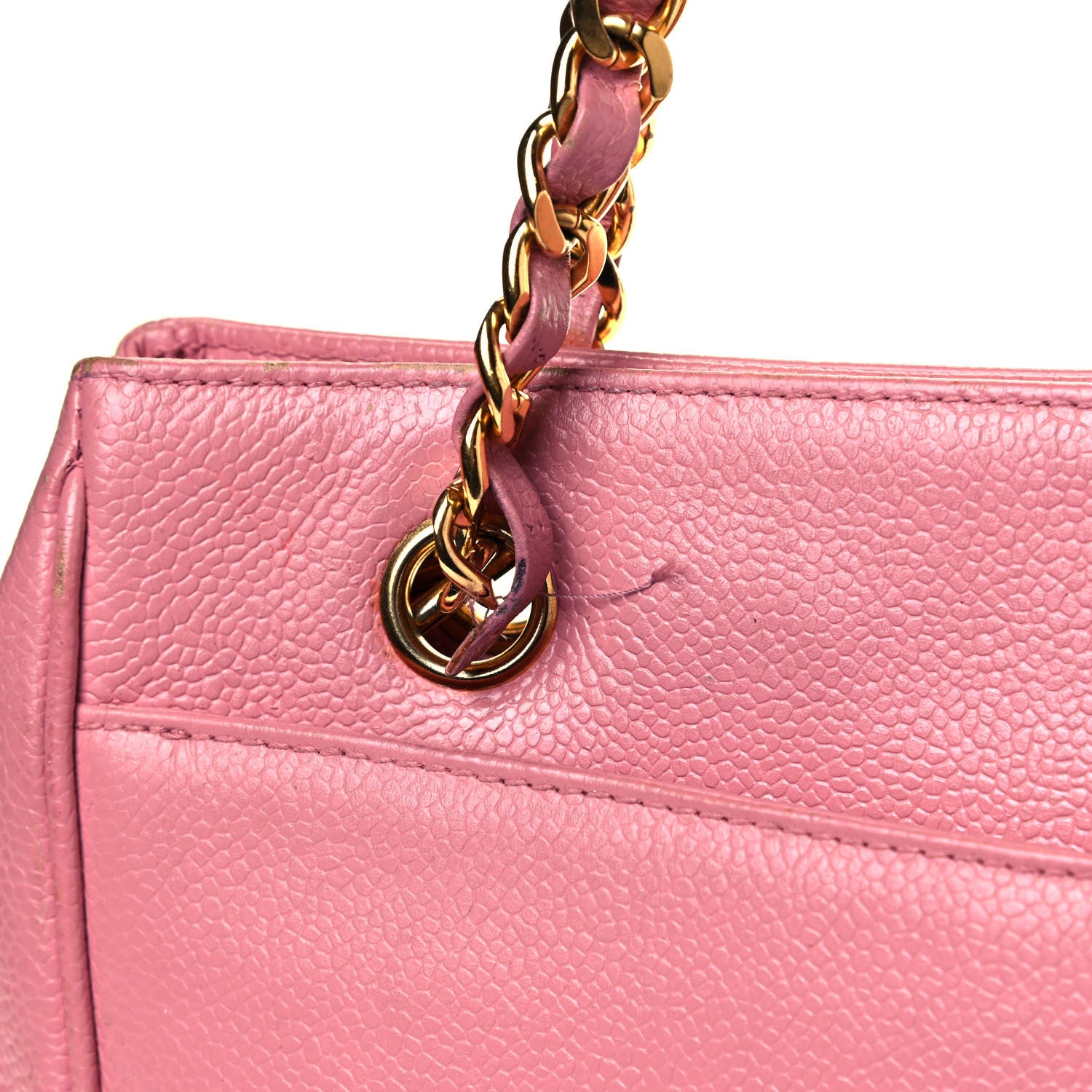 Chanel Caviar CC Shoulder Bag Pink 13 of 13