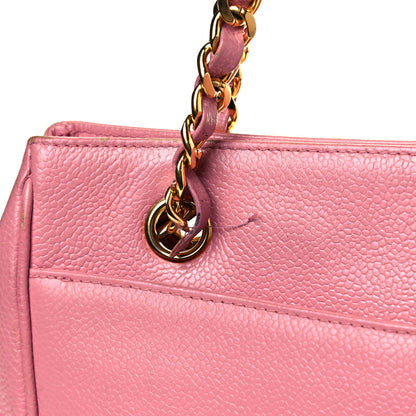 Chanel Caviar CC Shoulder Bag Pink 13 of 13
