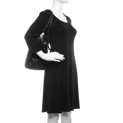 Burberry Lambskin Medium East West Tote Black 2 of 14
