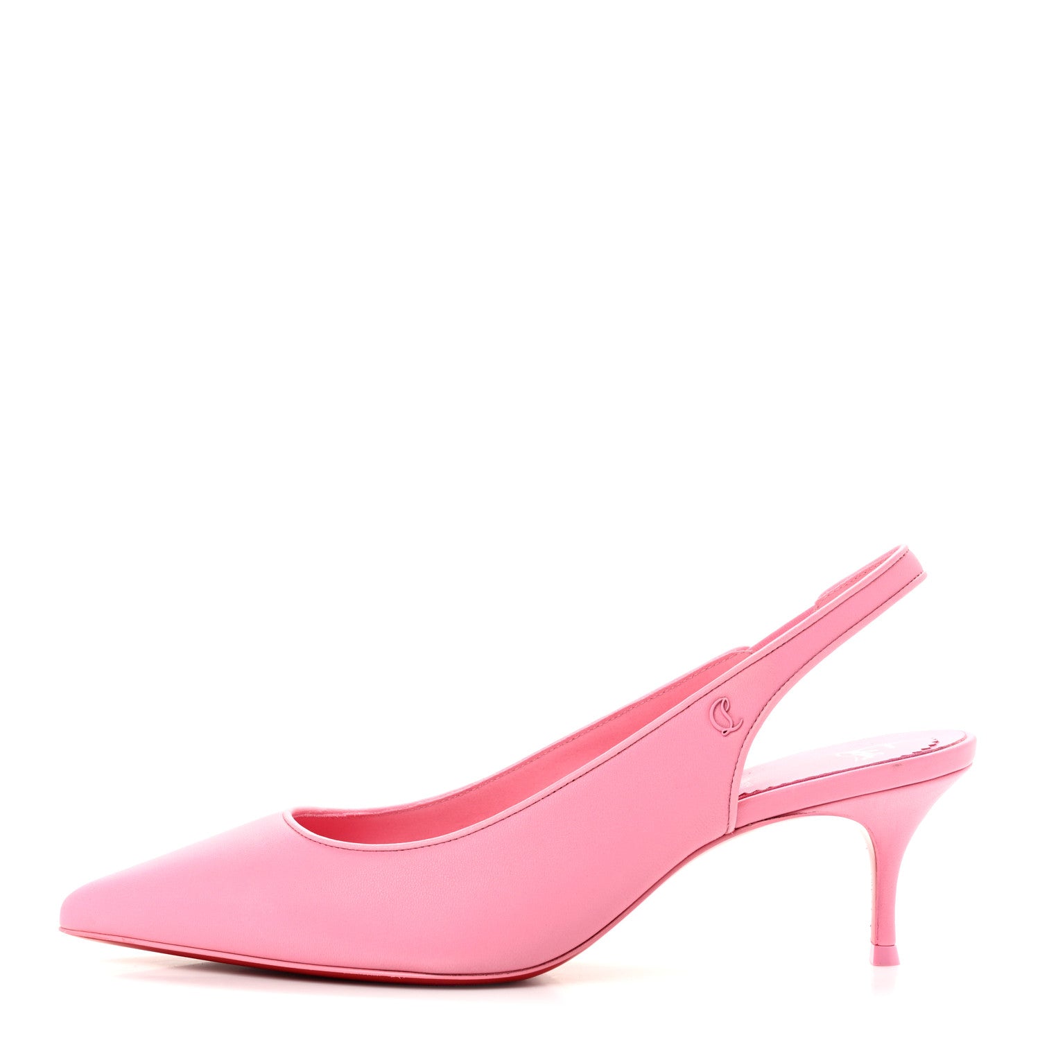 Christian Louboutin Nappa Sporty Kate Slingback 55 Pumps 38 Calipso 1 of 9