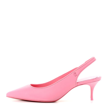 Christian Louboutin Nappa Sporty Kate Slingback 55 Pumps 38 Calipso 1 of 9