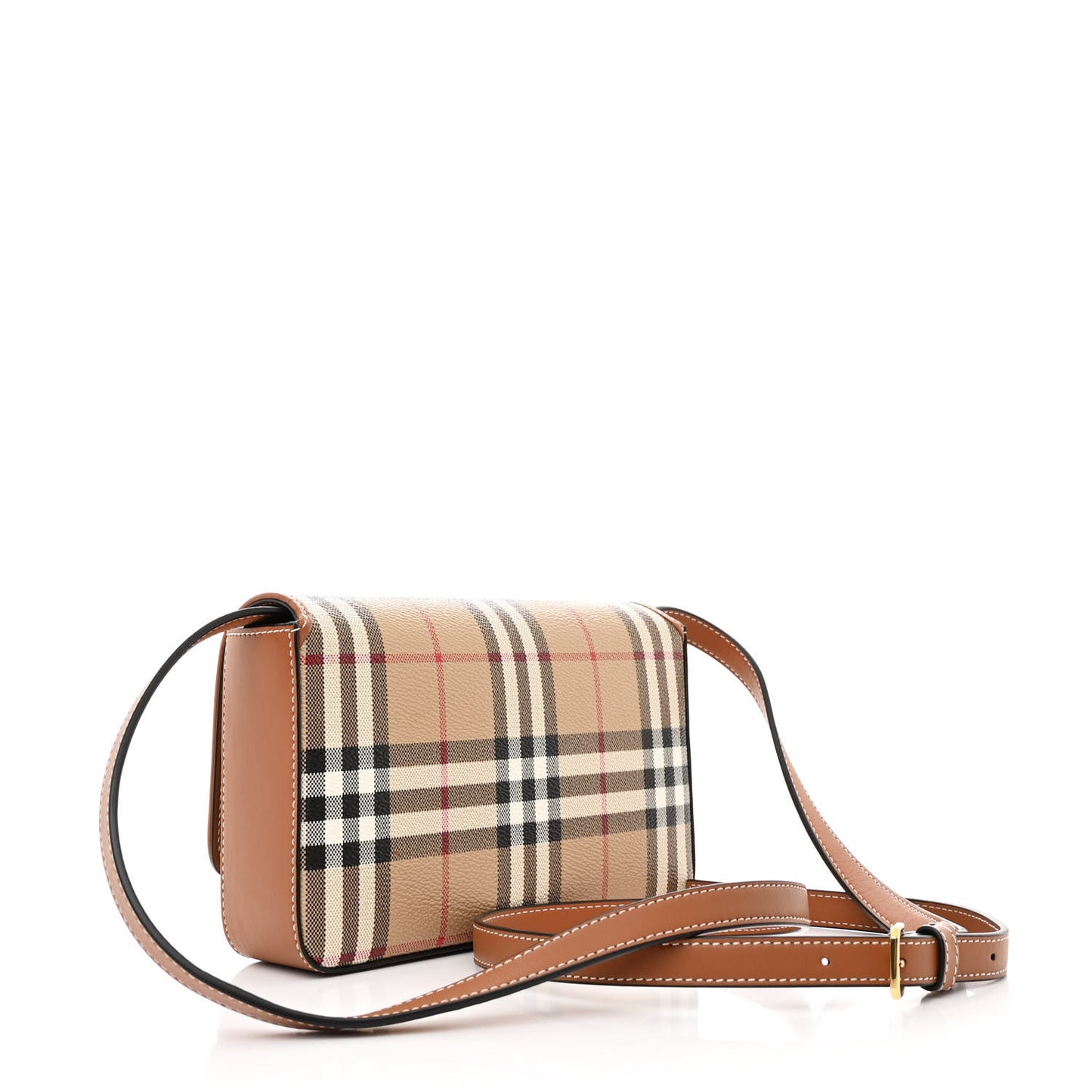 E-Canvas Vintage Check Hampshire Crossbody Archive Beige