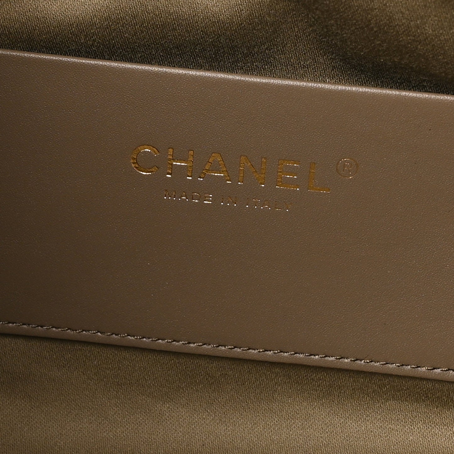 Pony Hair Mini Chanel 25 Handbag Dark Khaki