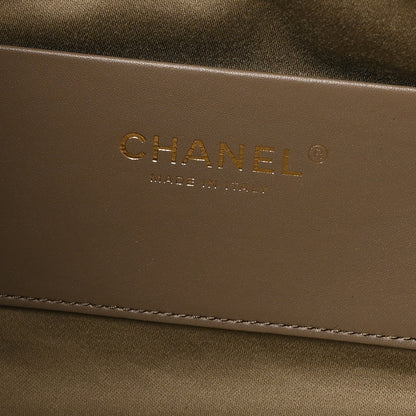 Chanel Pony Hair Mini Chanel 25 Handbag Dark Khaki 6 of 11