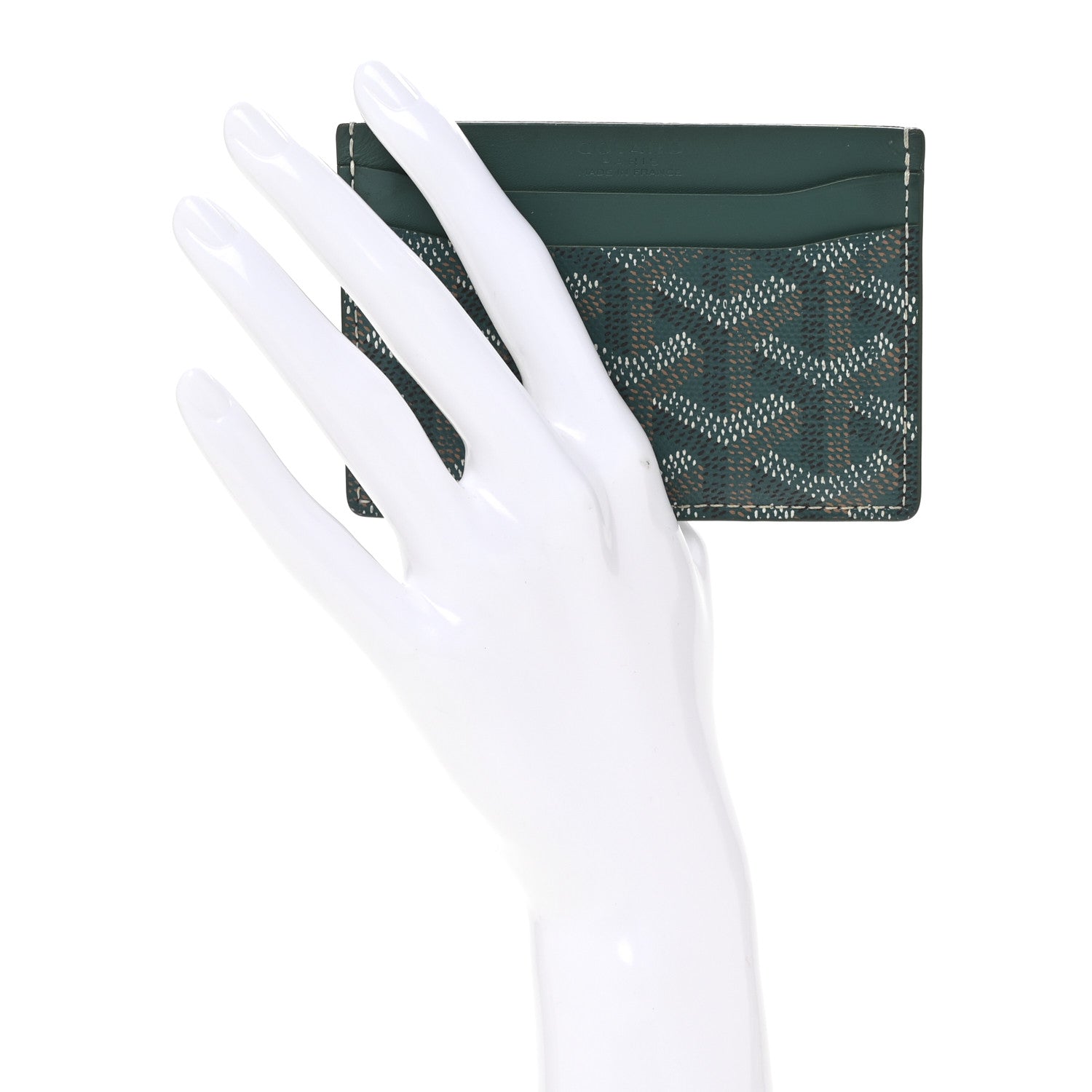 Goyard Goyardine Saint Sulpice Card Holder Green 2 of 8
