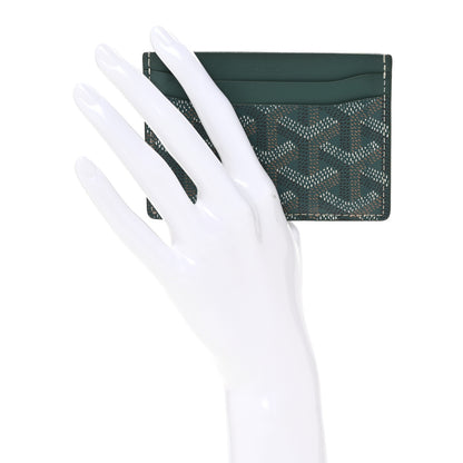 Goyard Goyardine Saint Sulpice Card Holder Green 2 of 8