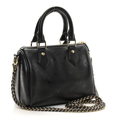 Louis Vuitton Monogram Ink Speedy BB Black 2 of 8