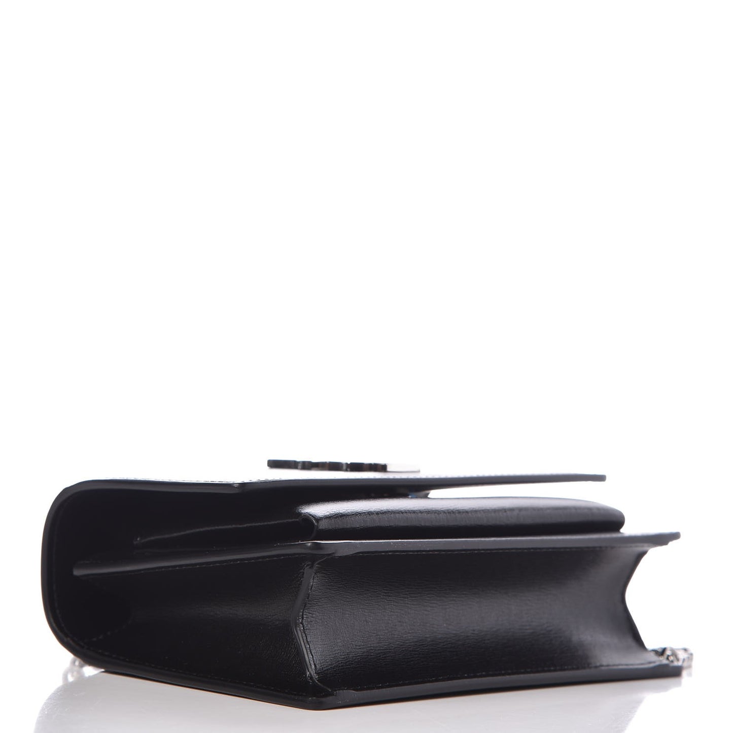 Calfskin Monogram Sunset Chain Wallet Black