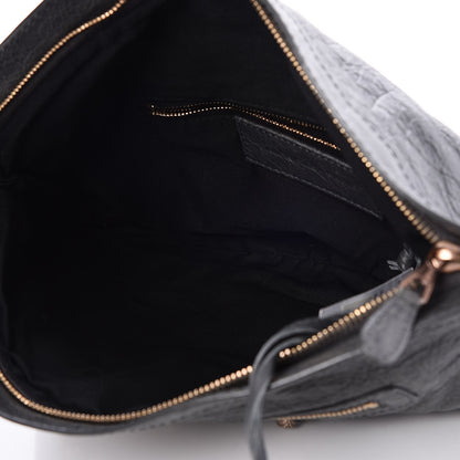 Balenciaga Agneau Giant 12 Rose Gold Hardware Premier Clutch Gris Tarmac 5 of 7