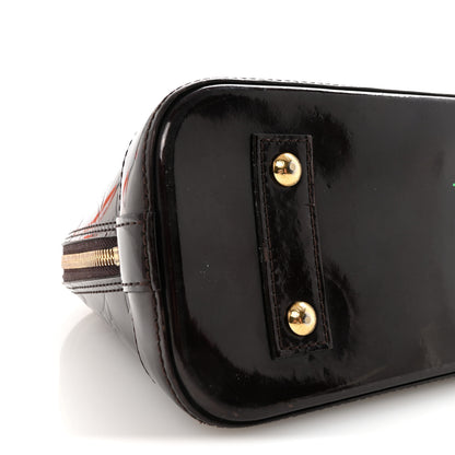 Louis Vuitton Vernis Alma BB Amarante 8 of 9