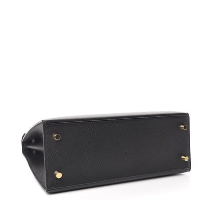 Hermes Epsom Kelly Sellier 25 Black 5 of 34