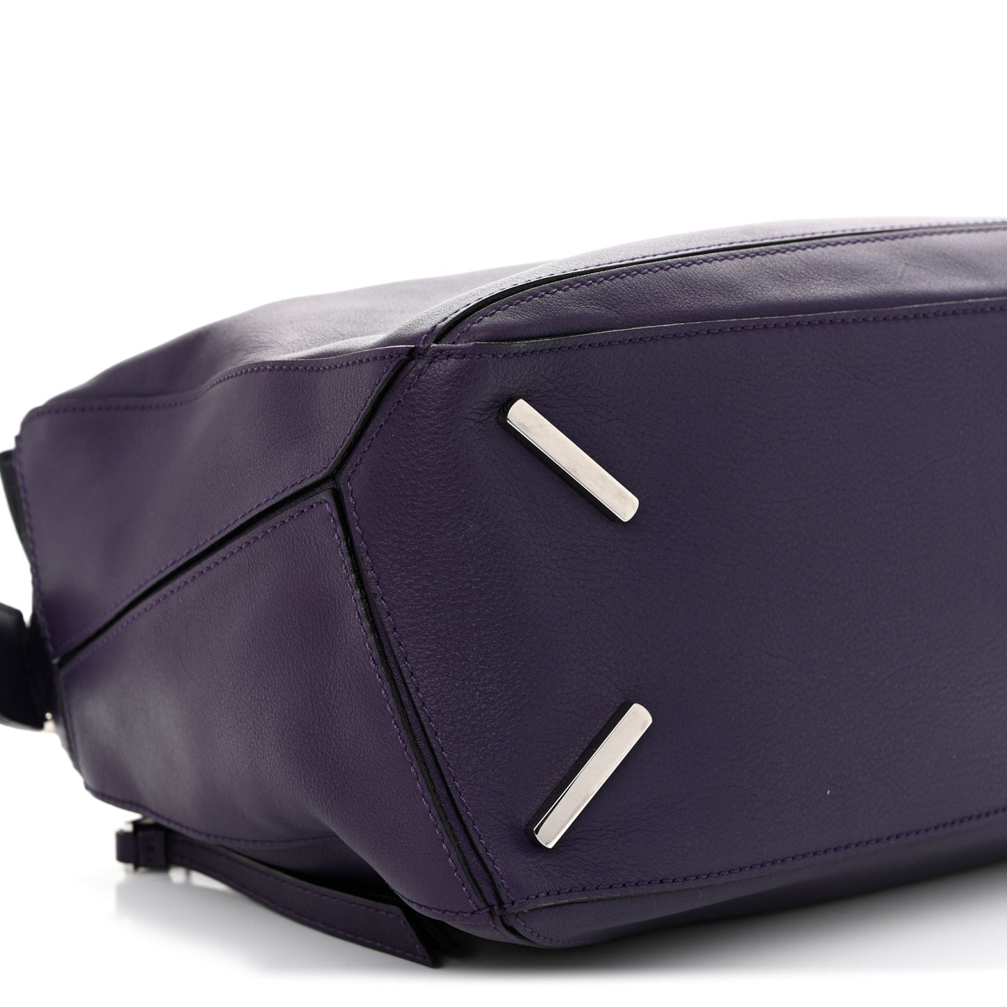 Calfskin Medium Puzzle Bag Purple