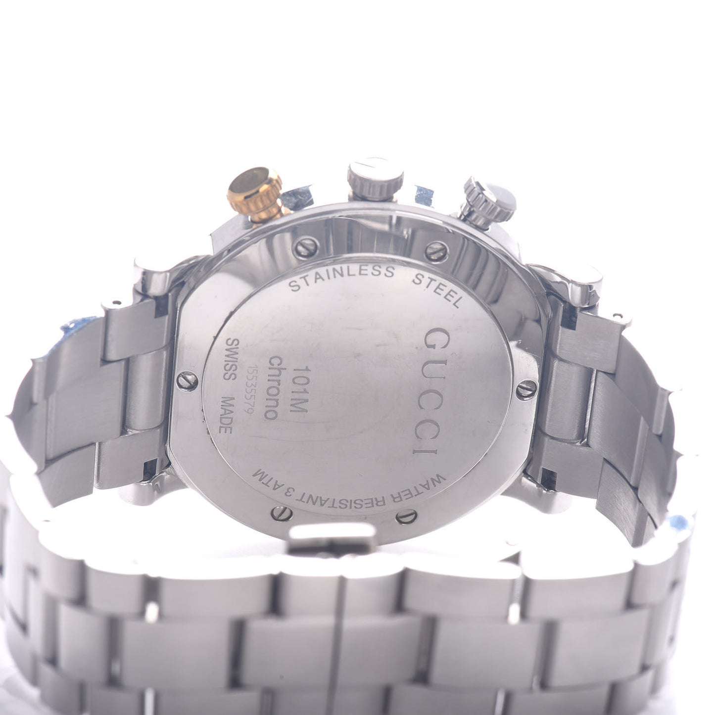 Stainless Steel 44mm G-Chrono Chronoscope Quartz Watch Black