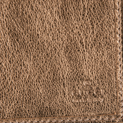 Gucci Satin Monogram Abbey Continental Wallet Bronze 6 of 7
