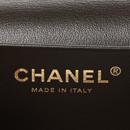 Chanel Suede Calfskin Small Souplissimo Maxi Flap Dark Brown 7 of 11