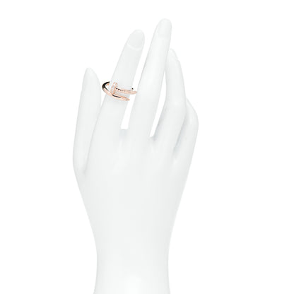 Cartier 18K Pink Gold Diamond Juste Un Clou Ring 52 6 2 of 4