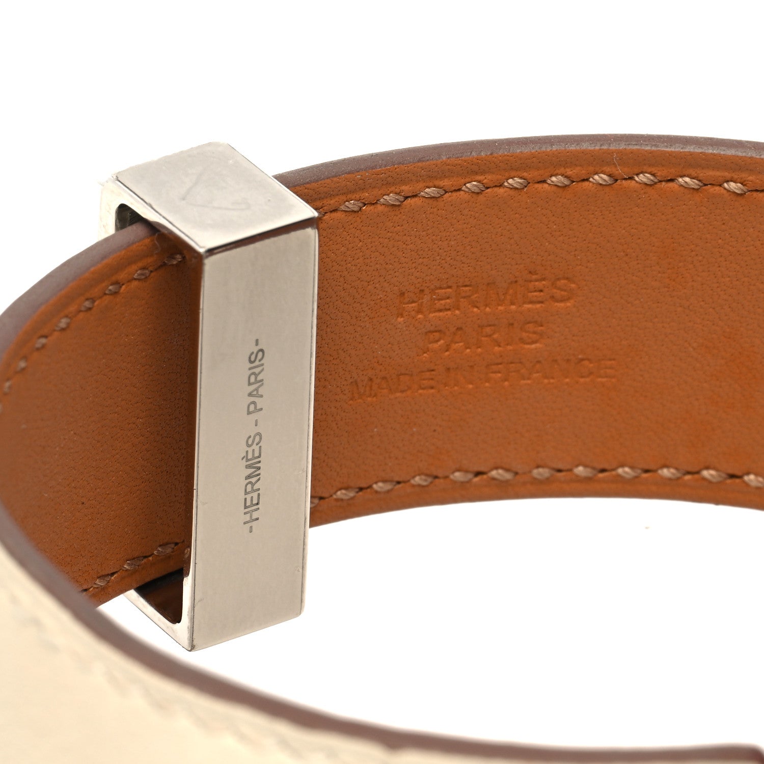 Hermes Swift Collier de Chien CDC 24 Bracelet T2 Nata 6 of 7