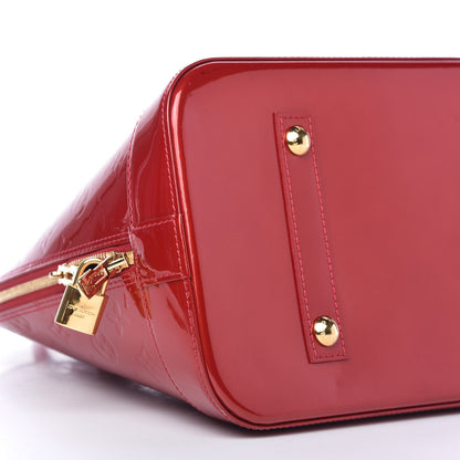 Louis Vuitton Vernis Alma GM Pomme D'Amour 6 of 9