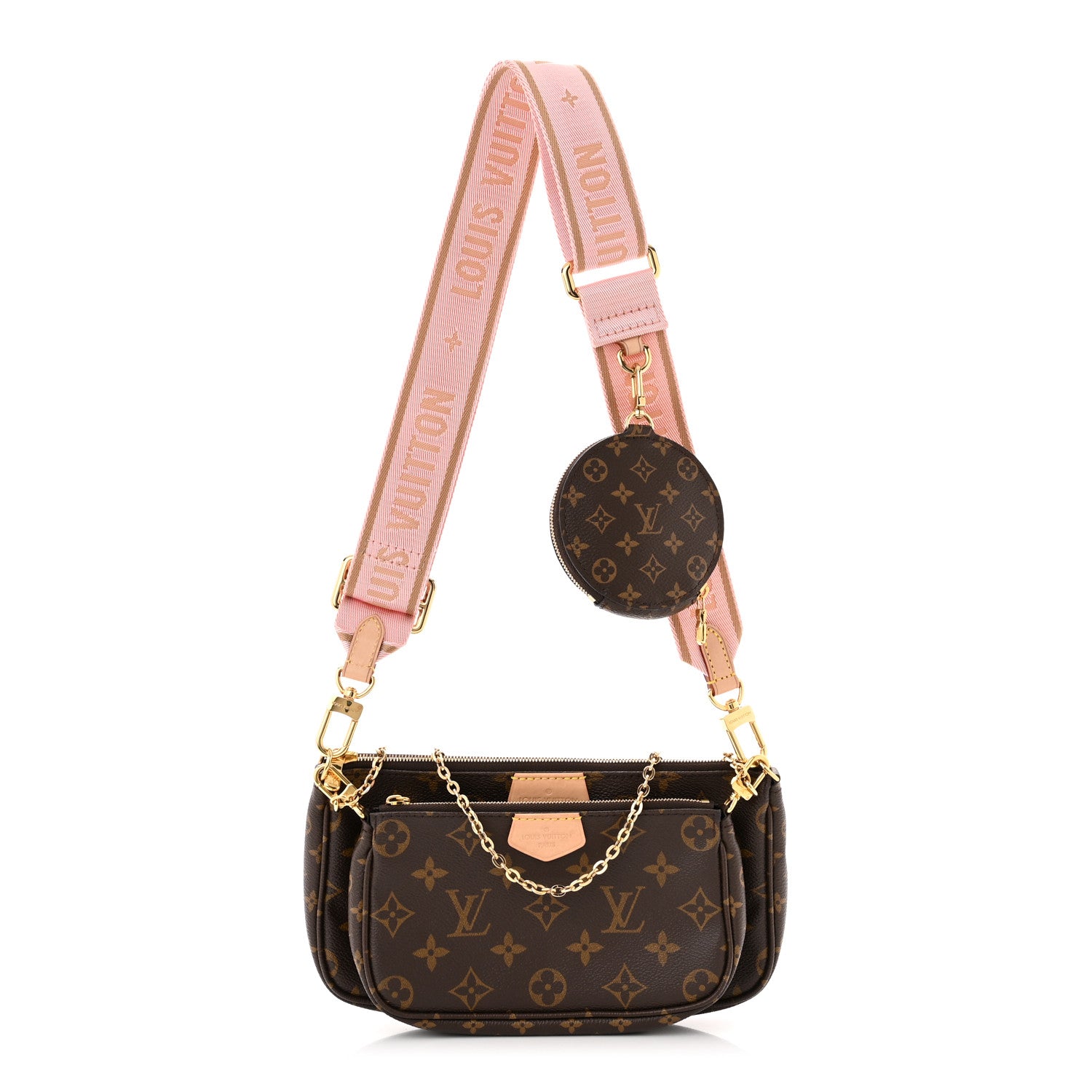 Louis Vuitton Monogram Multi Pochette Accessories Rose Clair 1 of 11