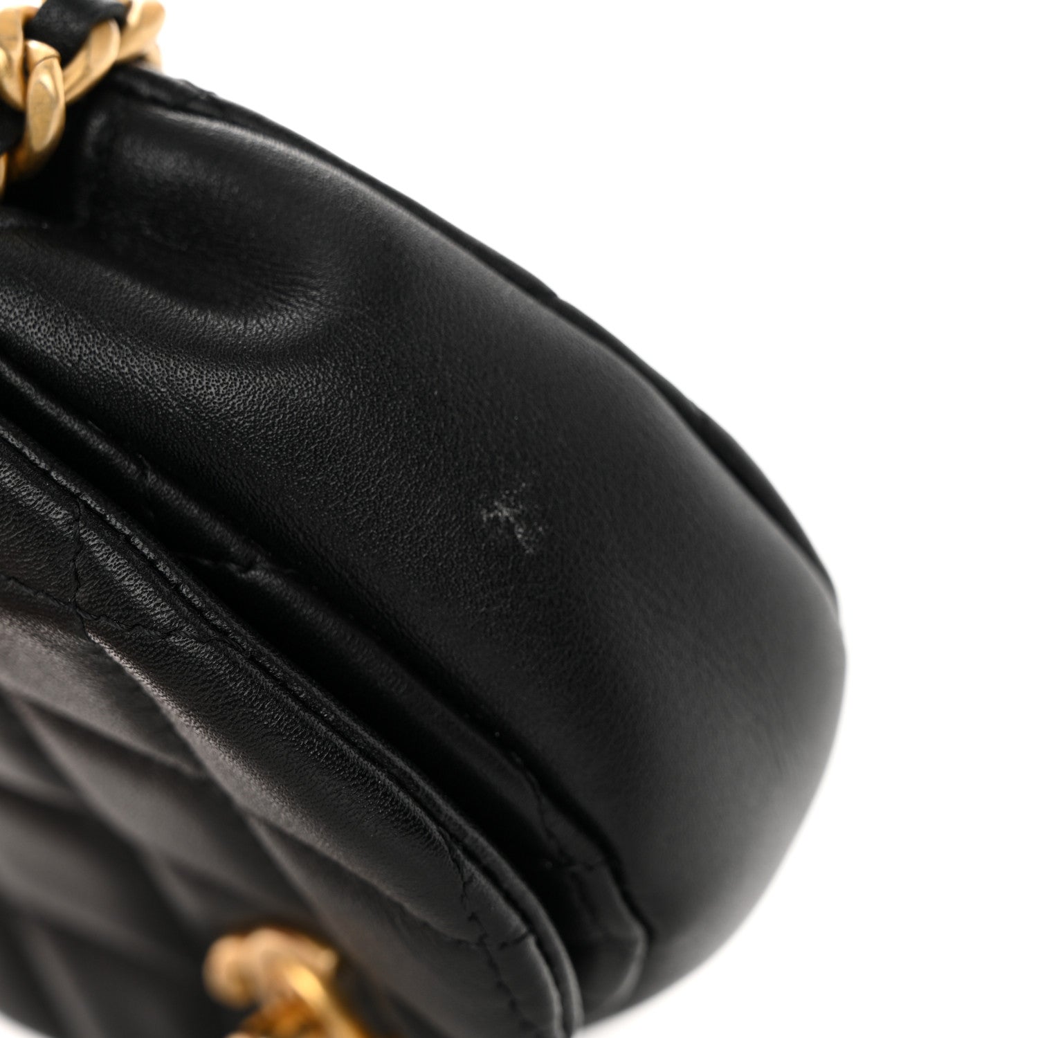 Chanel Calfskin Quilted Mini Coco Mail Clutch with Chain Black 15 of 16