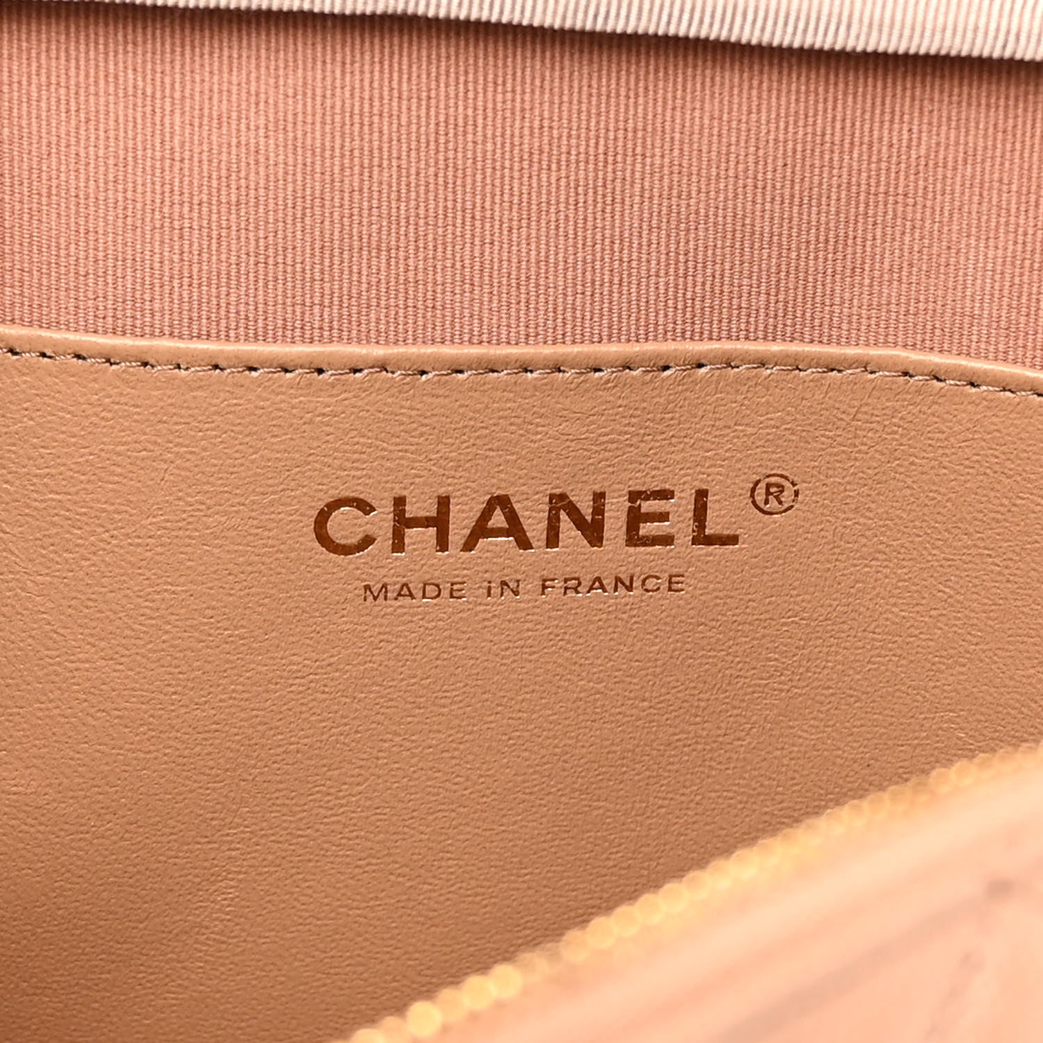 Chanel Caviar Quilted Medium Single Flap Beige 6 of 10