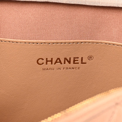 Chanel Caviar Quilted Medium Single Flap Beige 6 of 10