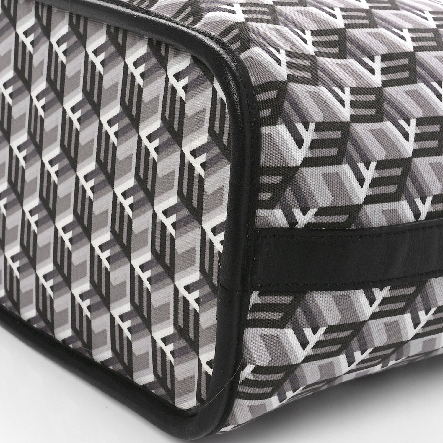 MCM Visetos Small Liz Reversible Shopper Tote Black 16 of 16