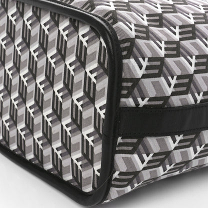 MCM Visetos Small Liz Reversible Shopper Tote Black 16 of 16