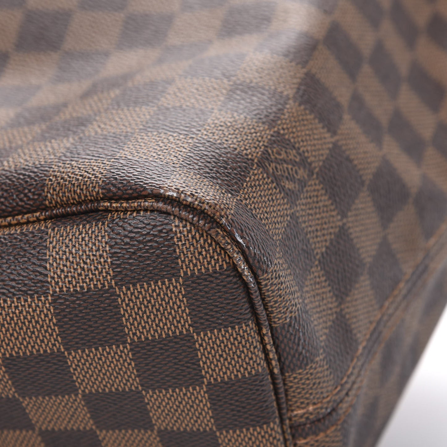 Damier Ebene Neo Neverfull MM Rose Ballerine