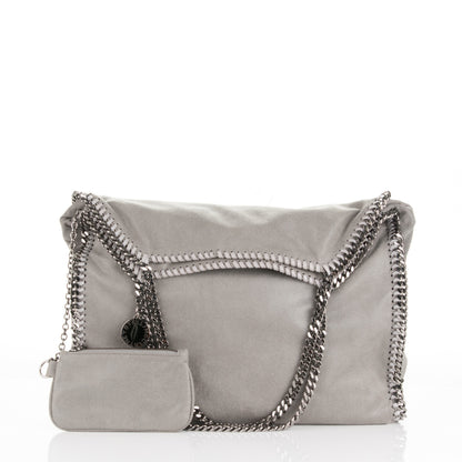 Stella McCartney Shaggy Deer Big Falabella Tote Grey 3 of 9