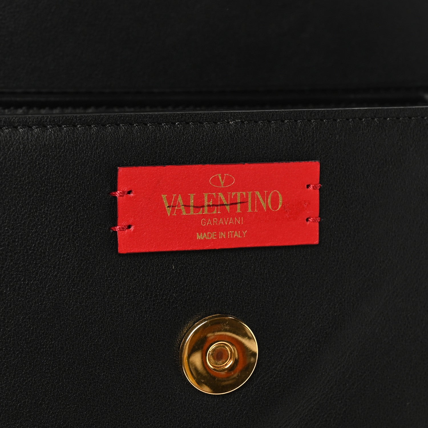 Valentino Garavani Smooth Calfskin Supervee Shoulder Bag Black
