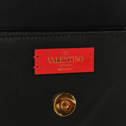 Valentino Garavani Smooth Calfskin Supervee Shoulder Bag Black 5 of 10