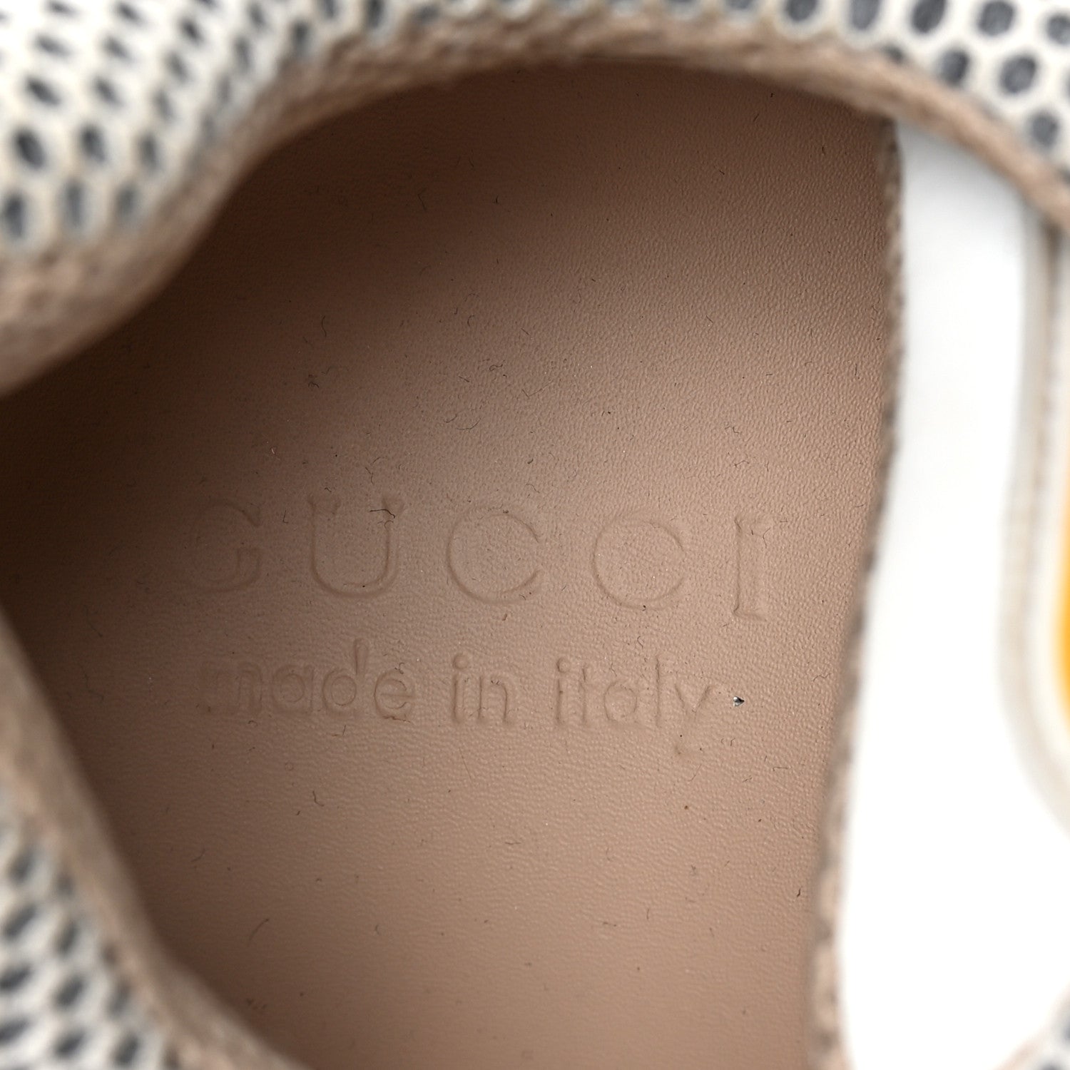 Gucci X SEGA Reflective Fabric Technical Canvas Removable Studs Mens Flashtrek Sneakers 8.5 Great White 7 of 7