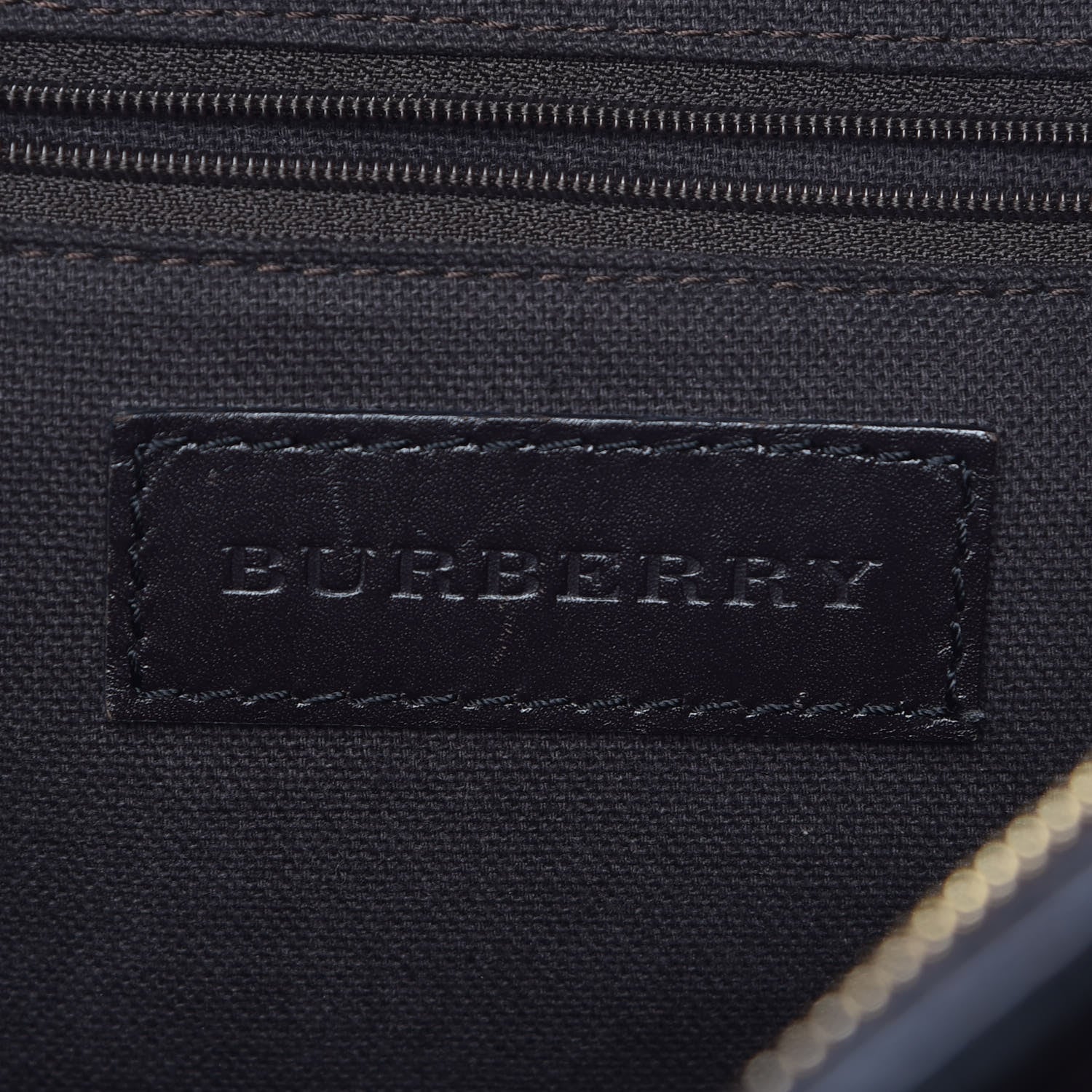 Burberry Grainy Calfskin Brogue Medium Dennet Satchel Chocolate 6 of 15
