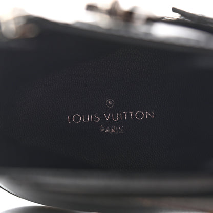 Louis Vuitton Calfskin Monogram Jumble Flat Ankle Boots 39.5 Black 7 of 12