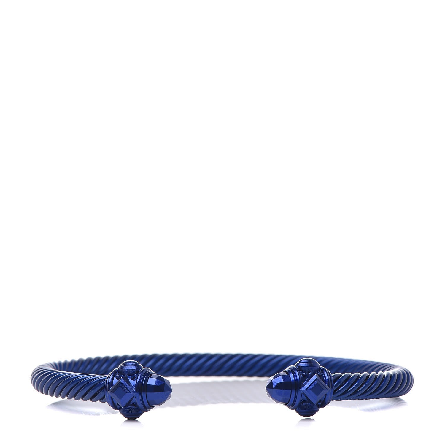 David Yurman Aluminum 5mm Renaissance Bracelet Blue 1 of 5