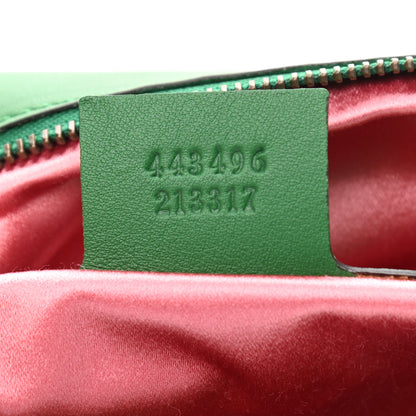 Gucci Jacquard Matelasse Floral Medium GG Marmont Shoulder Bag Green 7 of 10