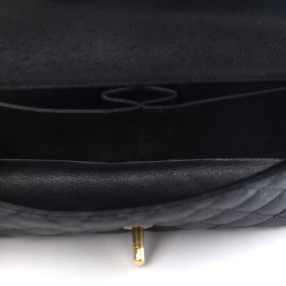 Chanel Caviar Quilted East West Flap Black 4 of 4