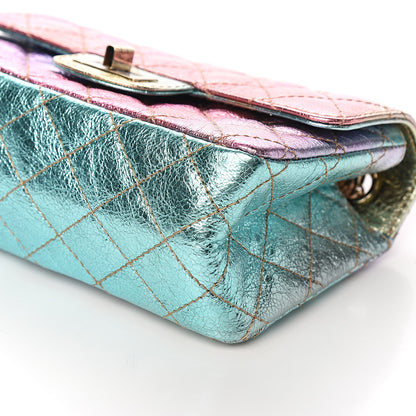 Chanel Metallic Goatskin Quilted Mini 2.55 Reissue Flap Multicolor 8 of 10