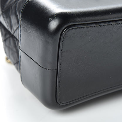 Chanel Aged Calfskin Quilted Gabrielle Backpack Black 11 of 13