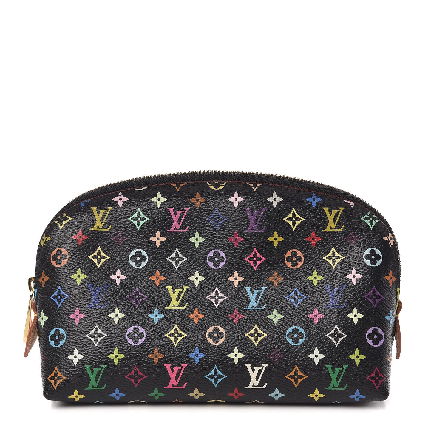 Monogram Multicolor Cosmetic Pouch Black Grenade