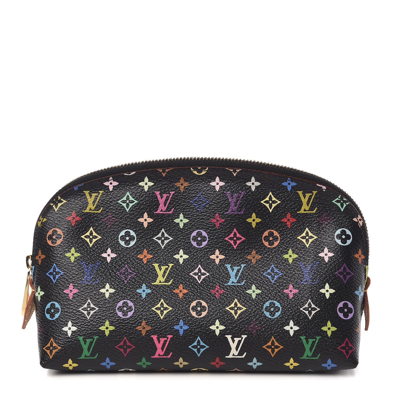 Louis Vuitton Monogram Multicolor Cosmetic Pouch Black Grenade 1 of 6
