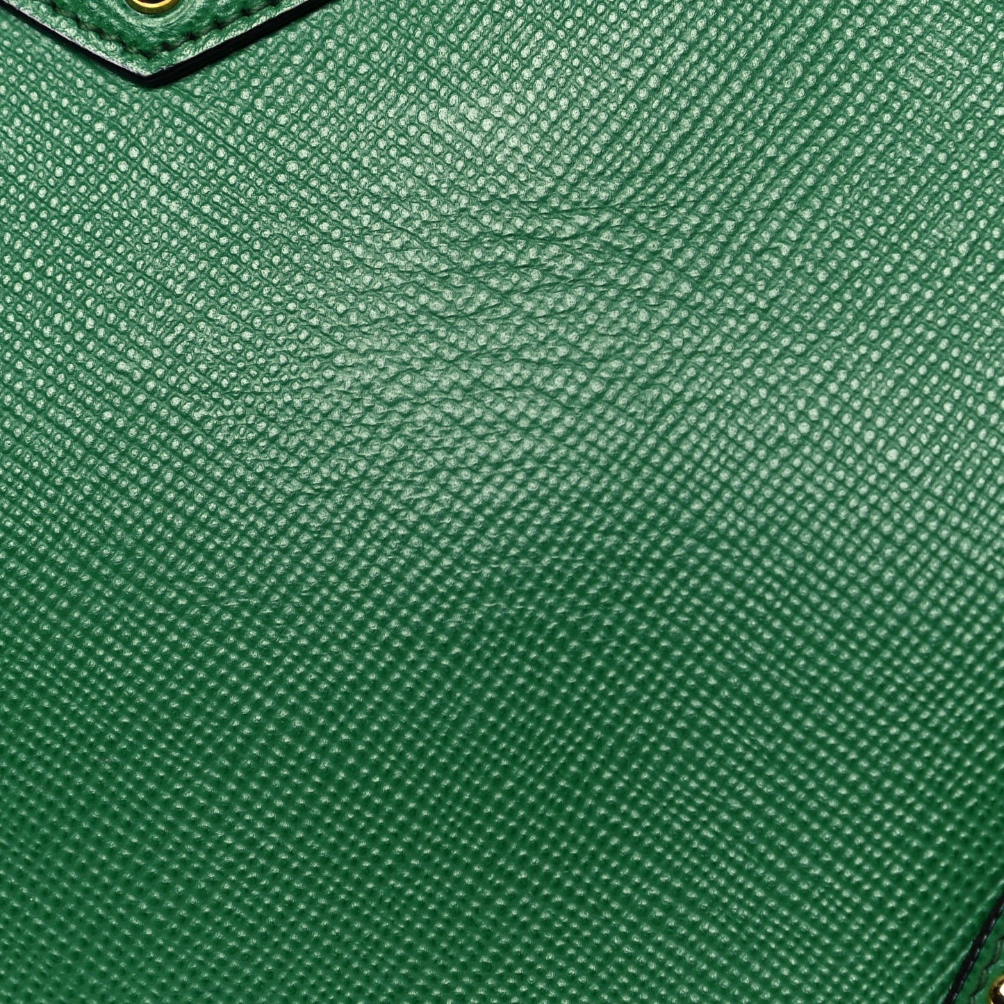 Saffiano Studded Bijou Tote Verde