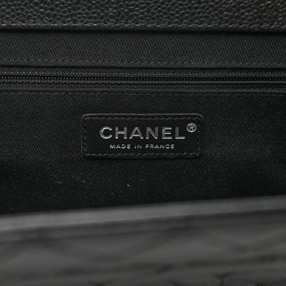 Chanel Caviar Quilted CC Large Clutch Black 6 of 7