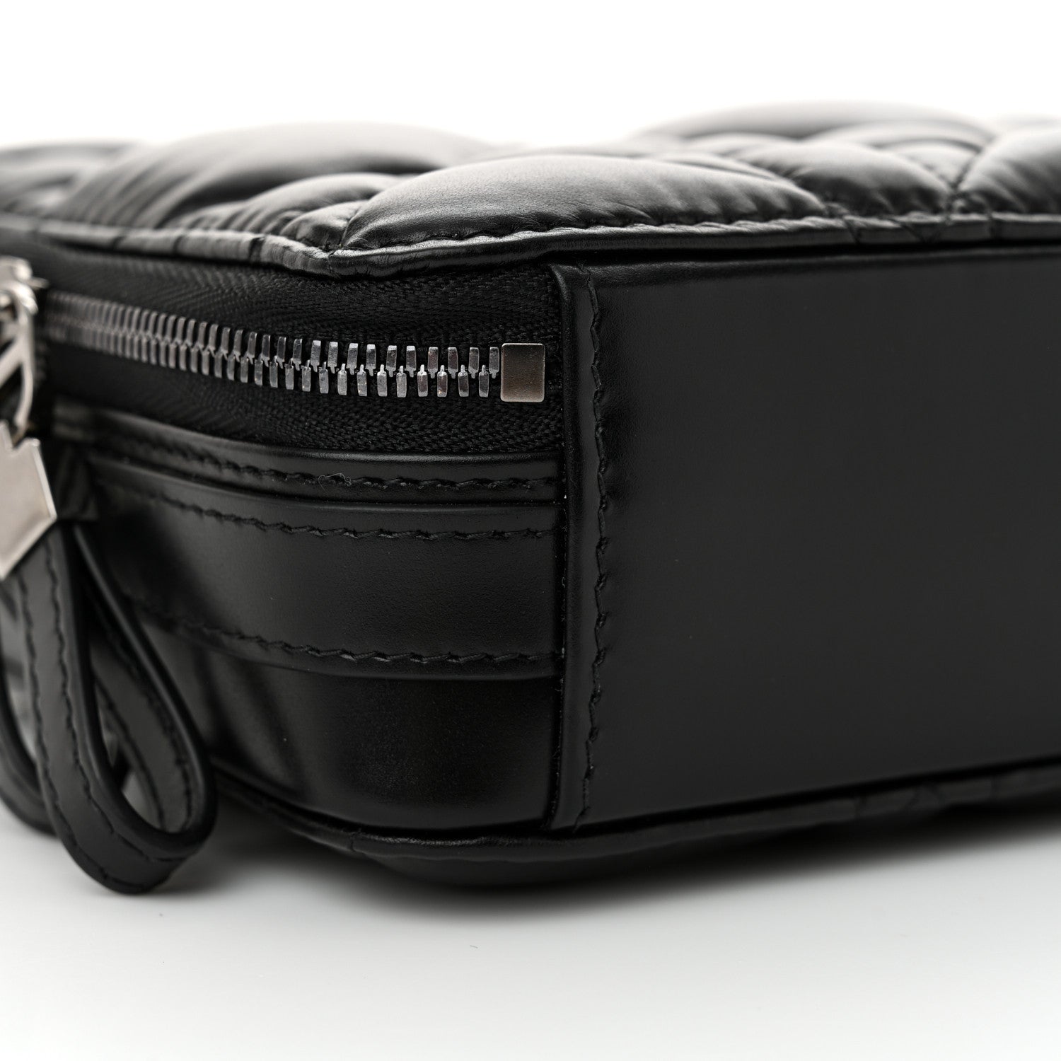 Christian Dior Calfskin Macrocannage Caro Box Bag Black 9 of 10