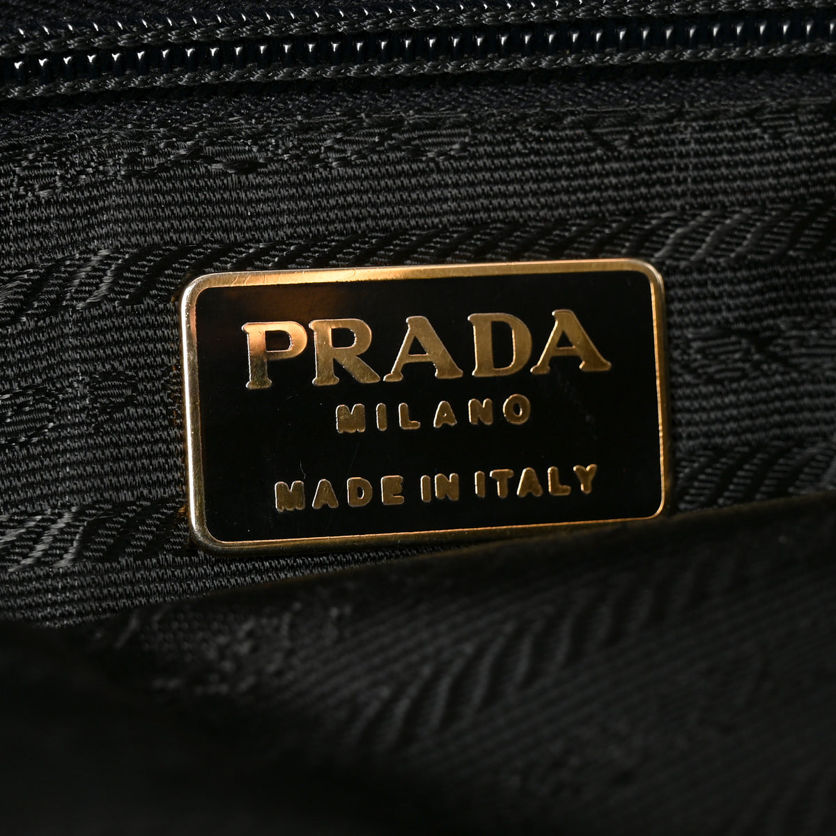Prada Nylon Tessuto Impuntu Quilted Flap Shoulder Bag Black 6 of 9