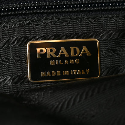 Prada Nylon Tessuto Impuntu Quilted Flap Shoulder Bag Black 6 of 9
